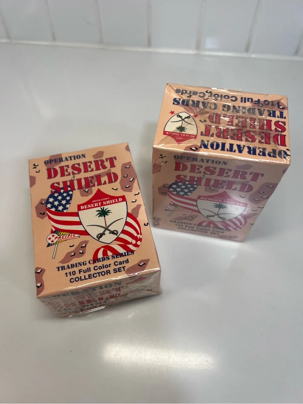 1991 Pacific Operation Desert Shield  110 Card Factory Sealed Set Set Of 2